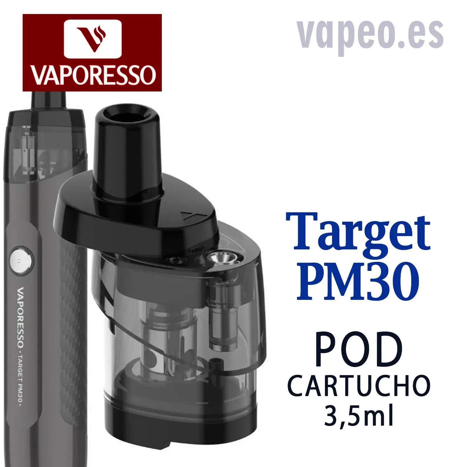 Cartucho Pod Target PM30 3,5ml de VAPORESSO