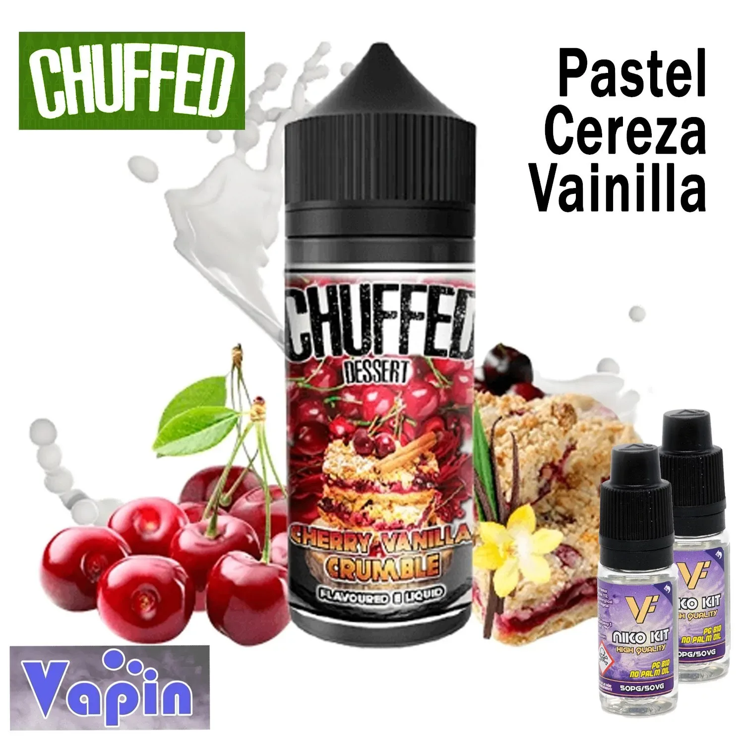 CHERRY VANILLA CRUMBLE 100ml Chuffed Eliquid