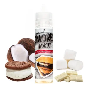 Chewy Coconut Cookies and White Chocolate Smore - Smores Addict