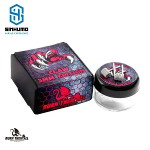 Claw 3mm 0.15 Ohm Dual Full N80 By Burn Them All Coils
