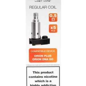 COIL ORION PLUS ORION DNA GO 0.50 OHM – LOST VAPE ( UNIDAD)