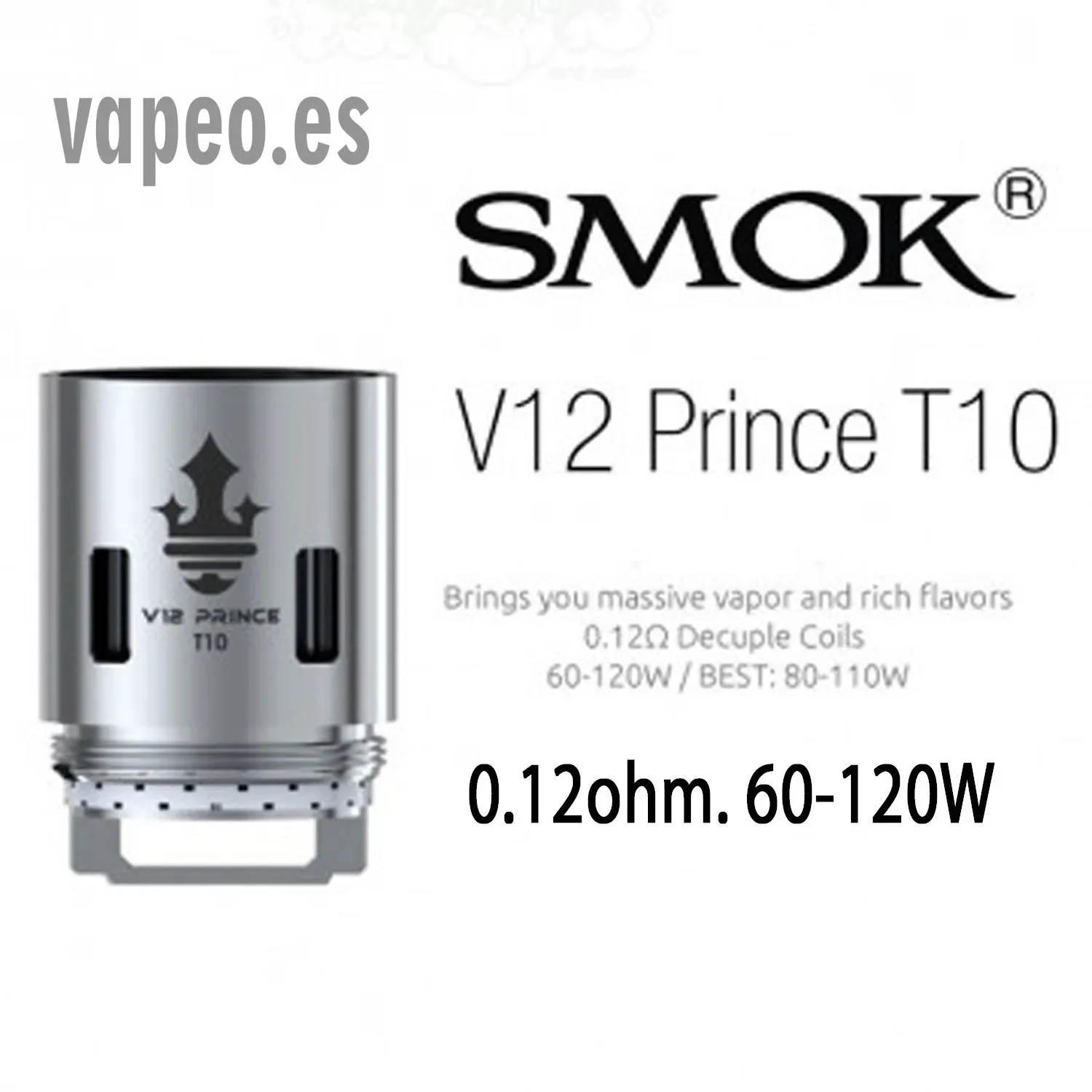 Coil V12 Prince T10 SMOK (unidad) - Image 2
