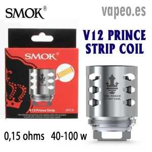 Coil V12 Prince tank Strip(0,15ohm) de SMOK