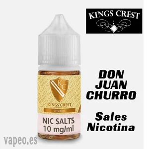 DON JUAN CHURRO SALES 10 mg KINGS CREST 10ml Eliquid