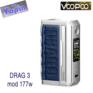 Drag 3 Mod. Hasta 177w de Voopoo. Color Silver Dream Blue