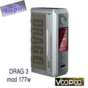 Drag 3 Mod. Hasta 177w de Voopoo. Color Treasure Lime