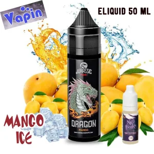 Dragón 50ml (Mango Ice) Jurassic Planet eliquid con Nicokit de Regalo