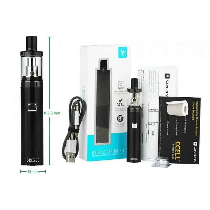 Drizzle kit de Vapeo (color Silver) de Vaporesso - Image 2
