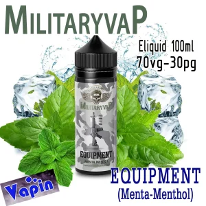 Equipment (Menta y menthol) 100ml Military Vap Eliquids