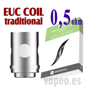 EUC 0.5 Ohmn COIL TRADICIONAL VAPORESSO