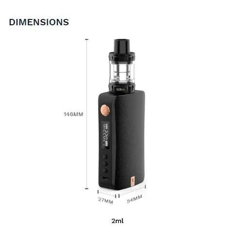 Gen Complete kit de vapeo SKRR tank con 2 baterias 18650 (color GREY) de VAPORESSO - Image 2