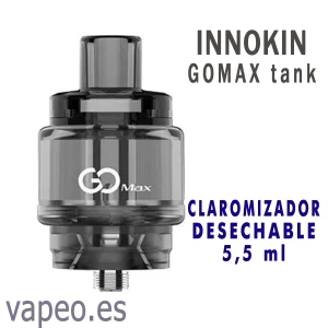 GoMax Tank Negro INNOKIN (Claromizador desechable)