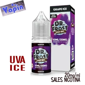 Grape Ice (Uva Helada) 20mg Nic Salts Dr Frost Eliquid 10ml Sales Nicotina