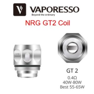 GT2 0.4OHM – VAPORESSO (COIL NRG)