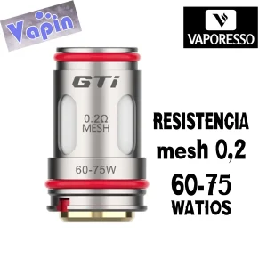 Gti Resistencia Itank 0,2 ohm (60-75w) de Vaporesso