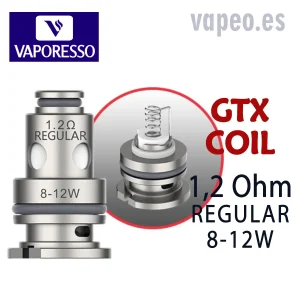 GTX Regular Coil 1,2 ohms (8-12W) Resistencia VAPORESSO