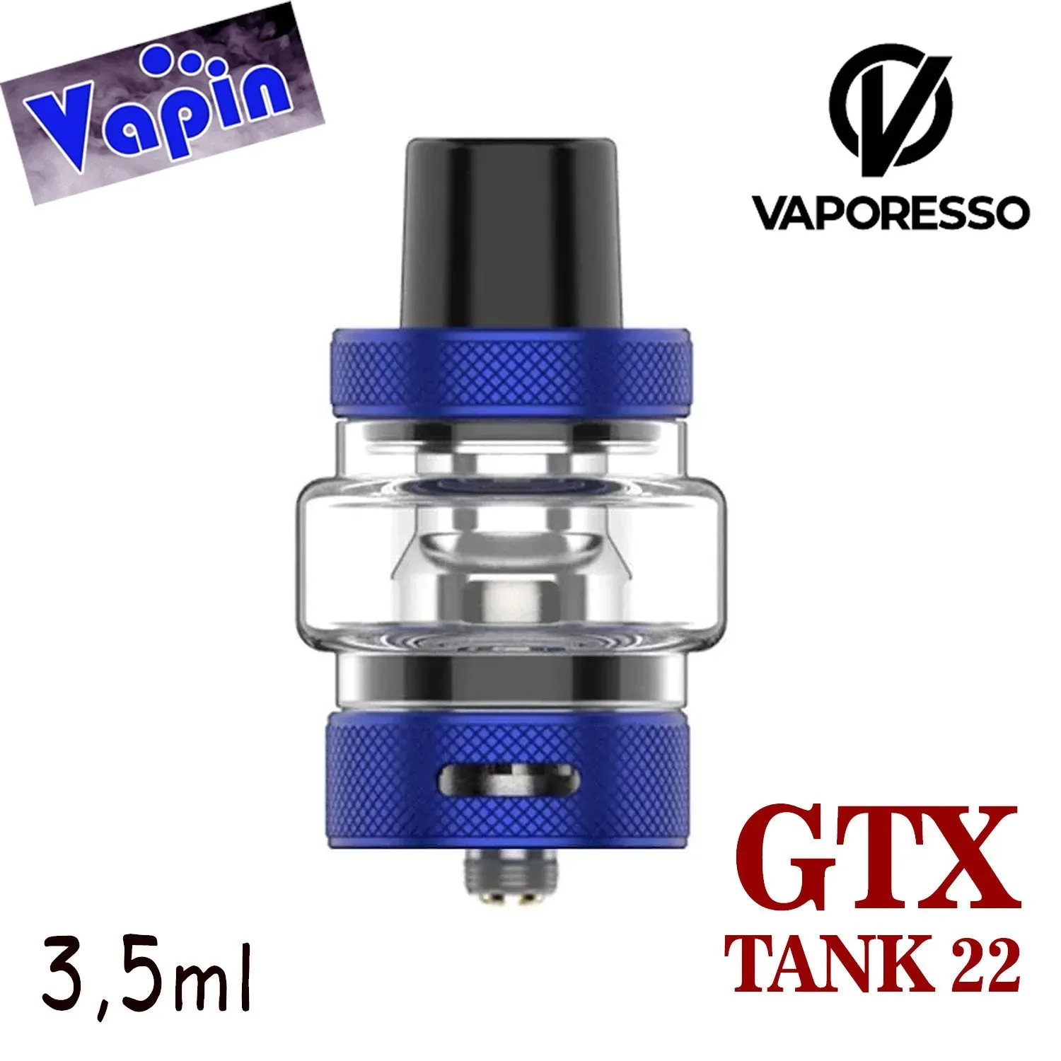 GTX TANK 22 3.5ml (color Azul) de VAPORESSO