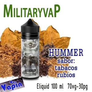 Hummer (Tabaco americano) 100ml Military Vap Eliquids
