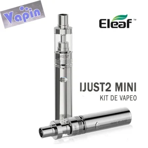 Ijust2 Mini Kit de Vapeo 1100mA y 2ml (Silver) de Eleaf