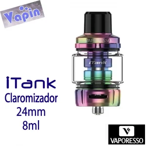 Itank Claromizador 24mm 8ml (Rainbow) de Vaporesso