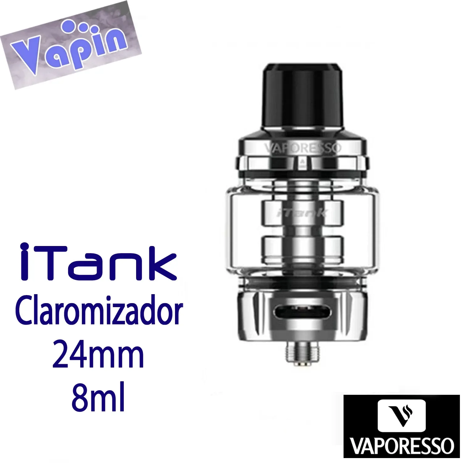 Itank Claromizador 24mm 8ml (Silver) de Vaporesso