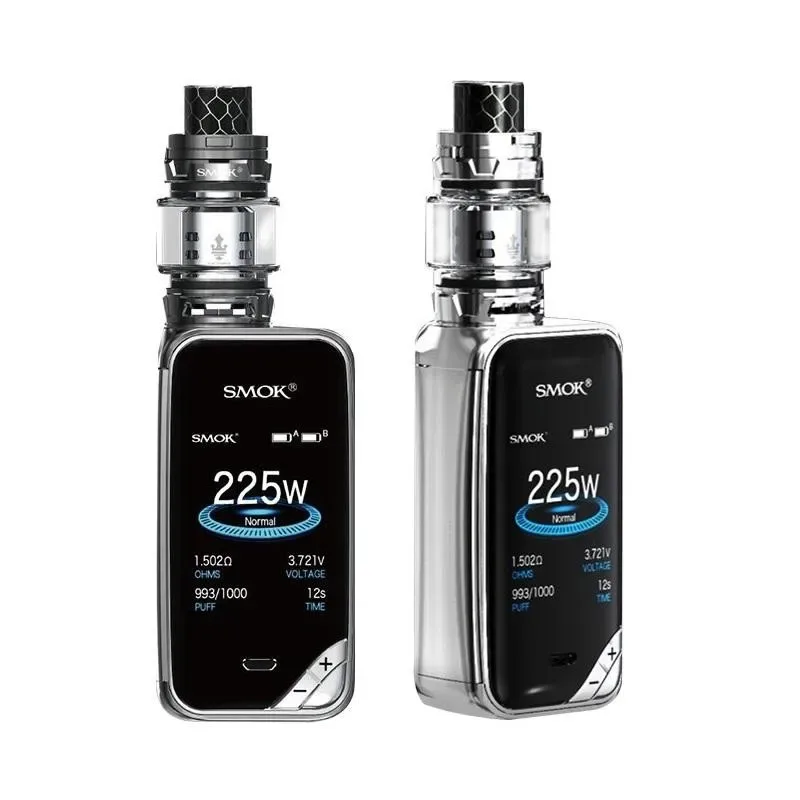 Kit de vapeo Mod X-PRIV 225W TC y TFV12 PRINCE tank +(2 Baterias 18650) de SMOK