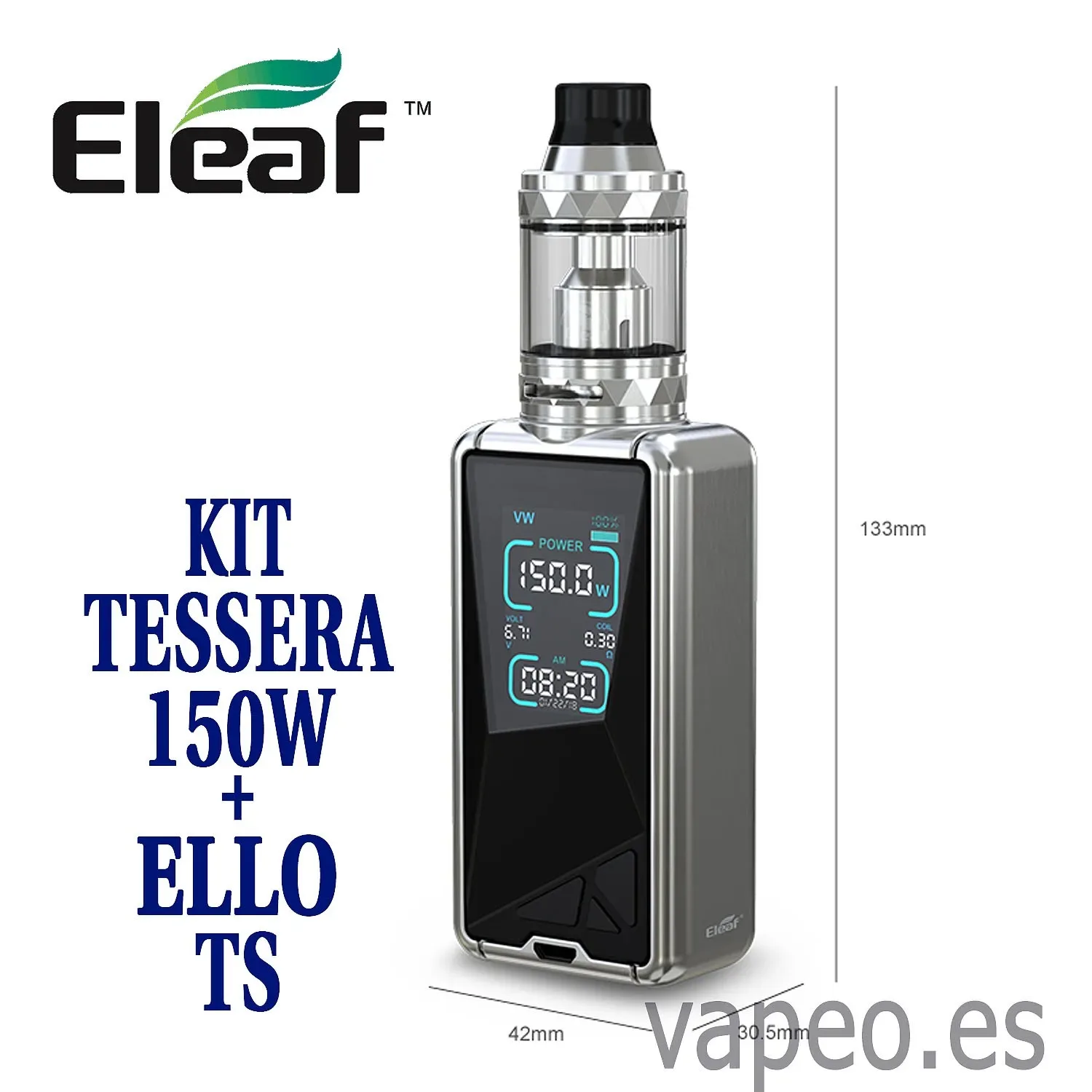 KIT TESSERA 150W + ELLO TS 2ML ELEAF - Image 2