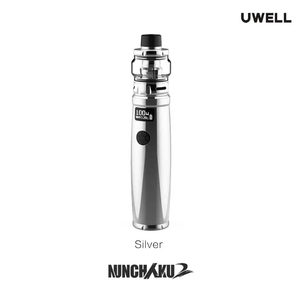 Kit vapeo avanzado NUNCHAKU 2 KIT 100W – UWELL plata