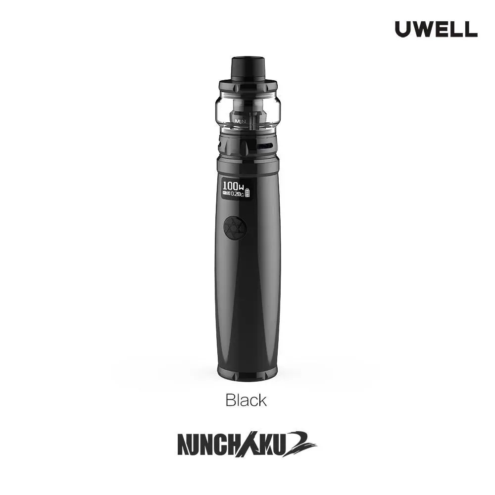 Kit vapeo avanzado NUNCHAKU 2 KIT 100W – UWELL plata - Image 2
