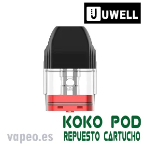 Koko Cartucho pod (1,2 ohms y 2 ml ) de Uwell (unidad)