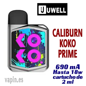 Koko Prime Pod kit de vapeo 18w 690 mA (Color Negro) de UWELL