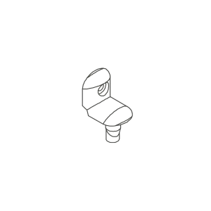 L shaped plastic part – bag of 6 pcs. 4091-030