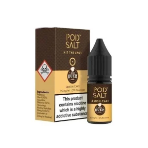 Lemon Cake (pastel de limón) Sales 11mg/ml de Pod Salt Eliquids