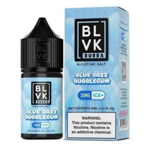 Líquido BLVK Salt Nic Bubba Blue Razz Bubblegum 30ml