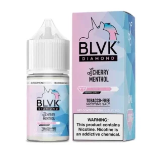 Líquido BLVK Salt Nic Diamond Cherry Menthol 30ml