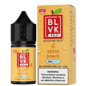 Líquido BLVK Salt Nic Fuji Apple Peach 30ml