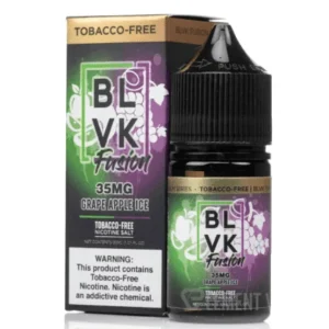 Líquido BLVK Salt Nic Fusion Grape Apple Ice 30ml
