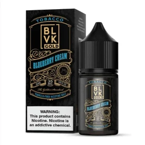 Líquido BLVK Salt Nic Gold Blueberry Cream 30ml