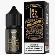 Líquido BLVK Salt Nic Gold Vainilla Custard 30ml