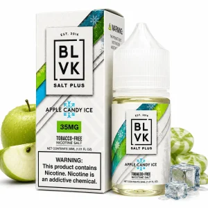 Líquido BLVK Salt Nic Plus Apple Candy Ice 30ml