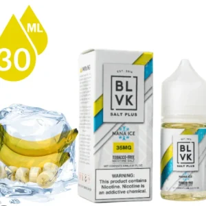 Líquido BLVK Salt Nic Plus Banana Ice 30ml