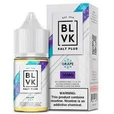 Líquido BLVK Salt Nic Plus Purple Grape Ice 30ml