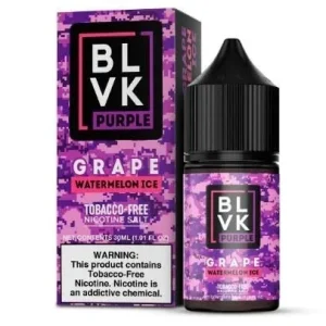 Líquido BLVK Salt Nic Purple Grape Watermelon Ice 30ml