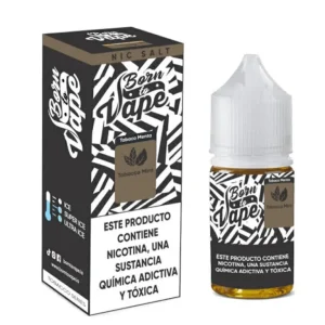 Líquido BTV Born to Vape Salt Nic Tabacco Mint 30 ml