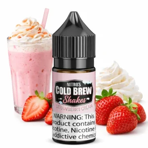 Líquido Cold Brew Salt Nic Strawberry Cream 30ml