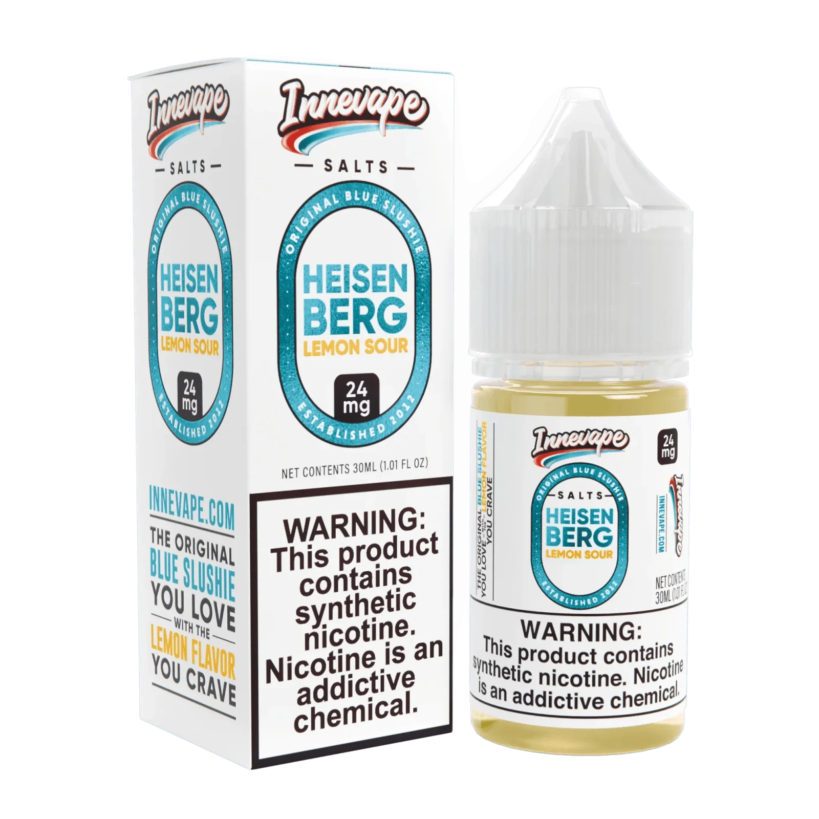 Líquido Heisenberg Salt Nic Lemon Sour Menthol 30ml