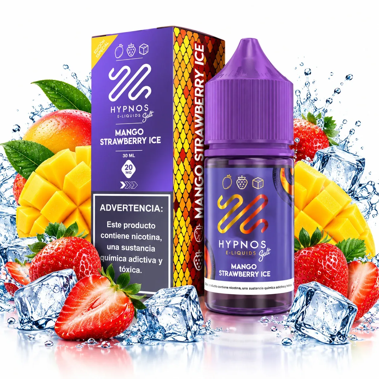 Líquido Hypnos Salt Nic Mango Strawberry 30ml