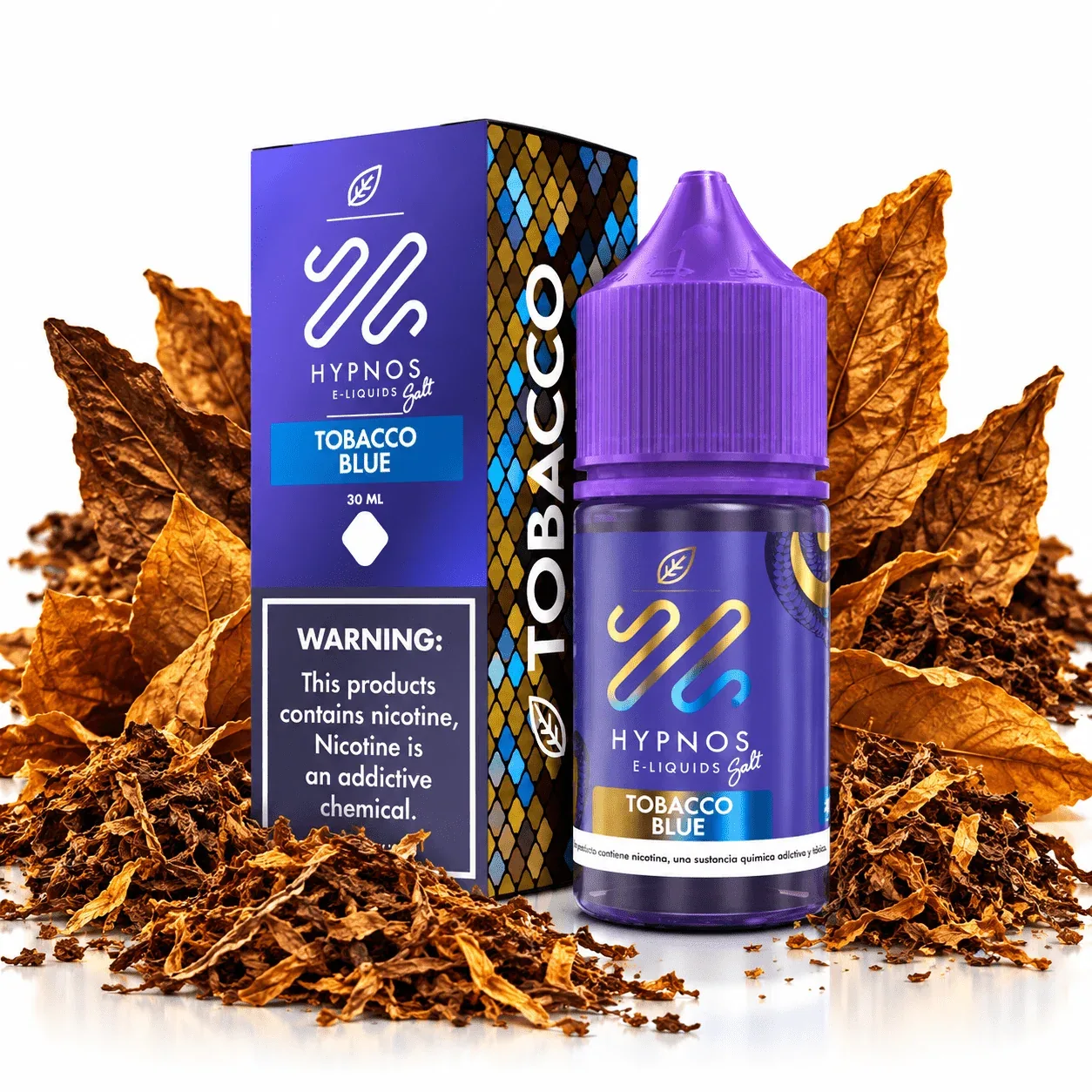Líquido Hypnos Salt Nic Tobacco Blue 30ml