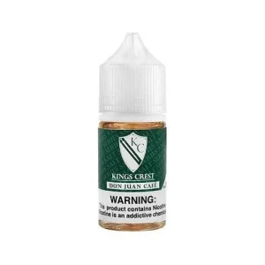 Líquido King's Crest Don Juan Cafe Salt Nic 30ml