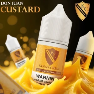 Líquido King's Crest Don Juan Custard Salt Nic 30ml